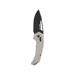 SOG Prohen XR Pocket Knife 3.35" Drop Point D2 Black PVD Blade G-10 Handle Gray - Sog