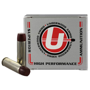 Underwood 500 S&W Magnum Ammo 500 Grain Flat Nose Box of 20 - Underwood Ammunition