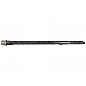 Faxon Match Series Barrel AR-15 223 Remington (Wylde) 1 in 8" Twist 18" Heavy Contour Flame Fluted Rifle Length Gas Port 5R Rifling Stainless Steel Nitride with Nickel Teflon Extension - Faxon