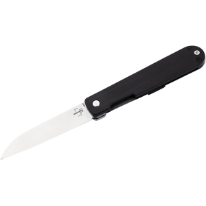 Boker Knives Friday Pocket Knife 2.83" Sheepsfoot Nitro-V Satin Blade G-10 Handle Black - Boker Knives