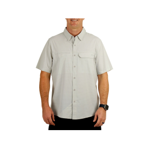 AFTCO Men's Air O Mesh Tech Shirt Harbor Gray 2XL