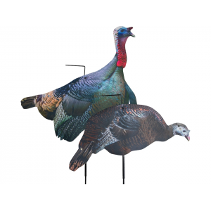 HIGDON Flex Tom and Hen Silhouette Turkey Decoy