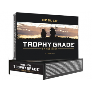NOSLER Trophy Grade 22 Creedmoor Ammo 70 Grain NOSLER Accubond Polymer Tip Box Of 20 054041601528 268644