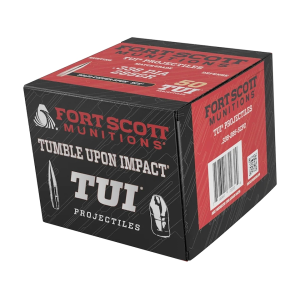 Fort Scott Munition SCP2 TUI 338 Caliber (338 Diameter) Bullets 285 Grain Solid Box of 50 - Fort Scott Munitions