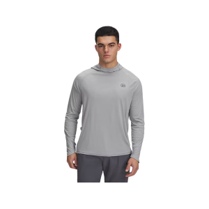 UNDER ARMOUR Men's Fish Elite Hoodie Mod Gray/Castlerock Large
