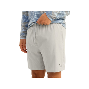 HUK Men's Leeward Shorts Harbor Mist Large