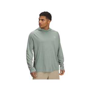 UNDER ARMOUR Men's Fish Elite Hoodie Silica Green/Hydro Green 2XL