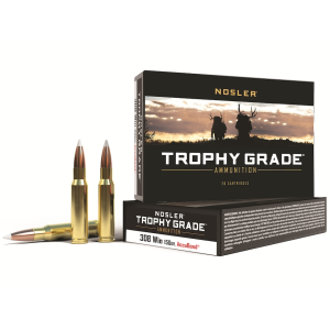 ler Trophy Grade 308 Winchester 150 Grain Nosler AccuBond Bonded Polymer Tip Box Of 20 Ammo