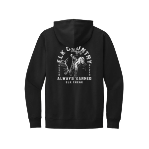 MULEY FREAK Men's Buckin Bull Hoodie Black XL