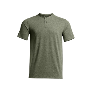 SITKA GEAR Men's Essential Henley Shirt Olive Green Heather 2XL