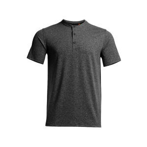 SITKA GEAR Men's Essential Henley Shirt Obsidian Heather 2XL