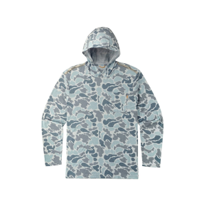 MARSH WEAR Men's Buxton Hagood Hoodie Silver Mallard Camo 2XL