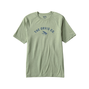 ORVIS Men's Dricast Logo Shirt Aloe 2XL