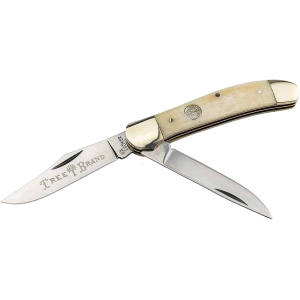 Boker Knives Traditional Series 2.0 Copperhead Pocket Knife 2.75" Clip Point, Drop Point D2 Satin Blade Bone Handle White - Boker Knives