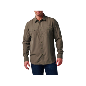 5.11 Men's Marksman Long Sleeve Shirt Covert Green XL