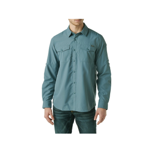 5.11 Men's Marksman Long Sleeve Shirt Blue Agave Large