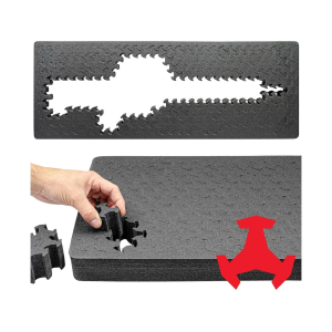 Eylar Ragar Crosslinked Foam Insert for Hard Cases 35.75" x 13.5" - Eylar