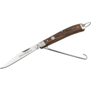 Boker Knives Traditional Series 2.0 Bird Knife Pocket Knife 3.25" Clip Point D2 Satin Blade Tulip Wood Handle Brown - Boker Knives