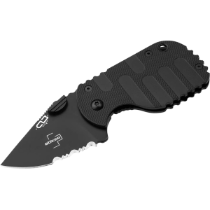 Boker Knives Subcom 2.0 Pocket Knife 2.28" Drop Point D2 Black Blade Zytel Handle Black - Boker Knives