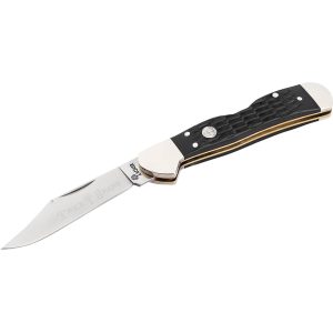 Boker Knives Traditional Series 2.0 Mini Copper Lock Pocket Knife 2.6" Clip Point D2 Satin Blade Jigged Bone Handle Black - Boker Knives