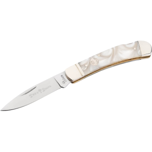 Boker Knives Traditional Series 2.0 Lockback Pocket Knife 2.82" Drop Point D2 Satin Blade Pearl Handle White - Boker Knives