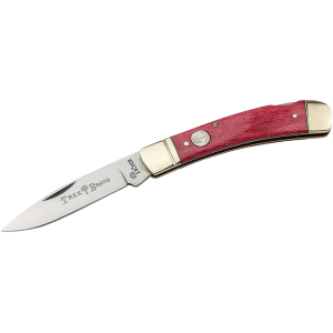 Boker Knives Traditional Series 2.0 Gentleman's Lockback Pocket Knife 2.95" Drop Point D2 Satin Blade Bone Handle Red - Boker Knives