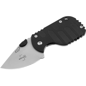 Boker Knives Subcom 2.0 Pocket Knife 2.28" Drop Point D2 Satin Blade Zytel Handle Black - Boker Knives