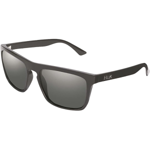 Huk Men's Siwash Polarized Sunglasses Matte Black Frame Gray Lens - Huk