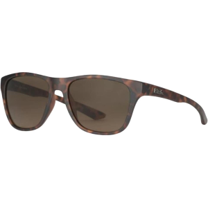 Huk Men's Swivel Polarized Sunglasses Tort Frame Brown Lens - Huk