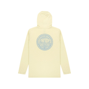 AFTCO Men's Ocean Bound UPF Hoodie Coastal Dune Heather XL