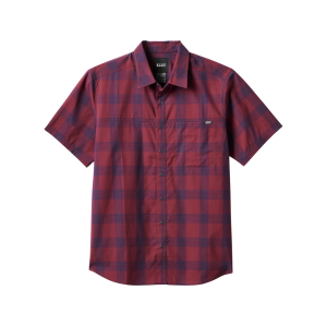 5.11 Men's Wyatt Shirt Burgundy Plaid Large