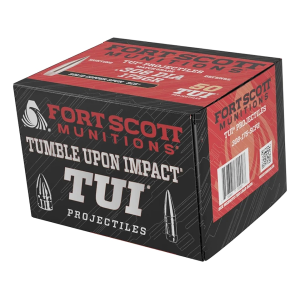 Fort Scott Munition SCP2 TUI 30 Caliber (308 Diameter) Bullets 175 Grain Solid Box of 50 - Fort Scott Munitions