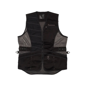 Browning Men's Ace Shooting Vest Polyester Black 2XL - Browning