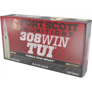 t Scott Munitions TUI 308 Winchester 150 Grain Solid Lead Free Box Of 20 Ammo