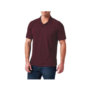 5.11 Men's Paramount Crest Polo Burgundy Large