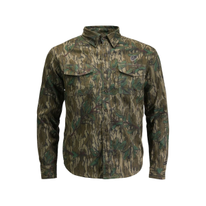 BLOCKER OUTDOORS Men's Finisher Fused Field Shirt Mossy Oak Greenleaf XL