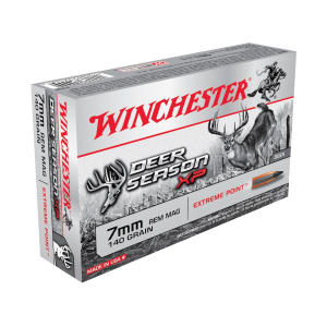 Winchester Deer Season XP 7mm Remington Magnum Ammo 140 Grain Winchester Extreme Point Polymer Tip Box of 20