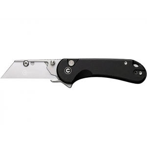 CIVIVI Elementum Utility Pocket Knife 2.26" Utility 6Cr13MoV Satin Blade Aluminum Handle Black - Civivi