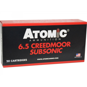 mic Subsonic 6.5 Creedmoor 130 Grain Jacketed Hollow Point Box Of 20 Ammo