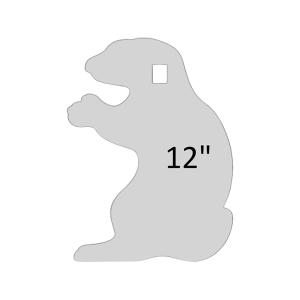 Birchwood Casey AR500 Steel Target Gopher - Birchwood Casey