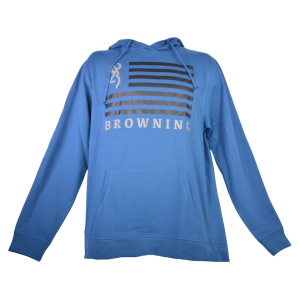 BROWNING Men's Carter 2.0 Hoodie Classic Blue Large