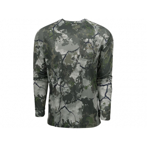 King's Camo Men's Hunter Long Sleeve Crew Neck T Shirt KC Ultra Large - King's Camo