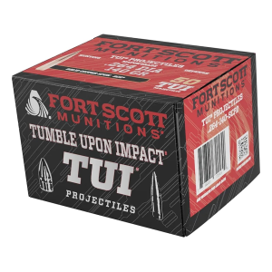 Fort Scott Munition SCP2 TUI 6.5mm, 264 Caliber (264 Diameter) Bullets 140 Grain Solid Box of 50 - Fort Scott Munitions