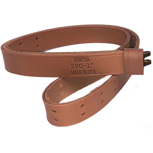 Hunter Carry Strap Leather Rifle Sling Chestnut - Hunter