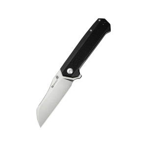 Sencut Draxor Pocket Knife 3.7" Sheepsfoot 9Cr18MoV Satin Blade G-10 Handle Black - Sencut