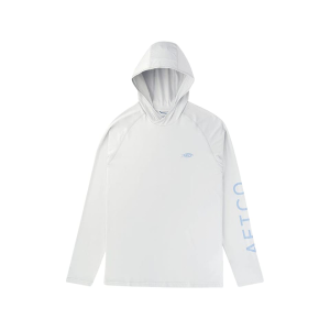 AFTCO Men's Samurai 2 Hoodie Oyster Gray Heather Large - Aftco