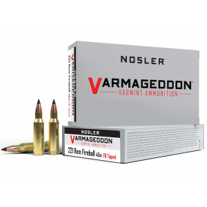 NOSLER Varmageddon 221 Remington Fireball Ammo 40 Grain NOSLER Varmageddon Polymer Tip Box Of 20