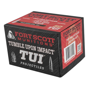 Fort Scott Munition SCP TUI 6mm, 243 Caliber (243 Diameter) Bullets 70 Grain Solid Box of 50 - Fort Scott Munitions