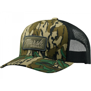 MARSH WEAR Men's Whitman Trucker Hat Mossy Oak Greenleaf One Size Fits Most