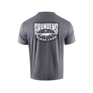 GRUNDENS Men's King Salmon Tech T Shirt Anchor Large